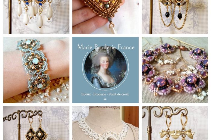 Marie Cazaubon : embroiderer & creator of historical jewellery